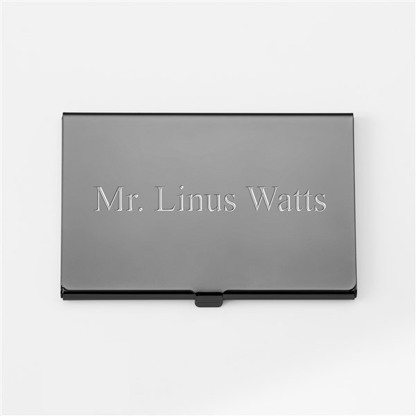 Engraved Business Card Case - 46134