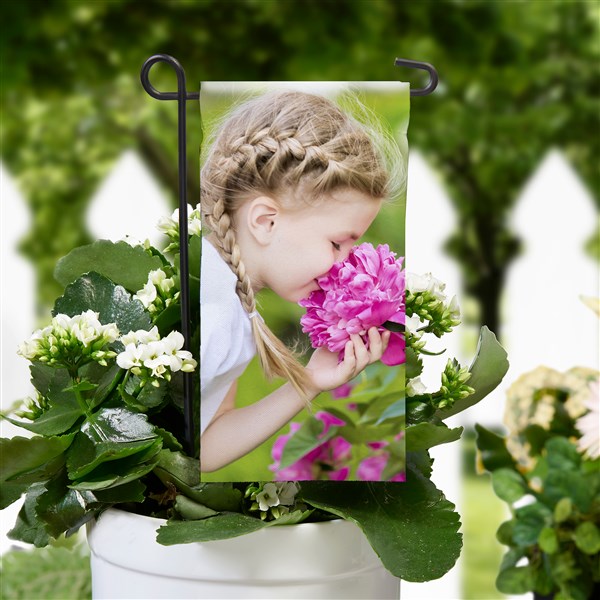 Personalized Photo Mini Garden Flag  - 46425