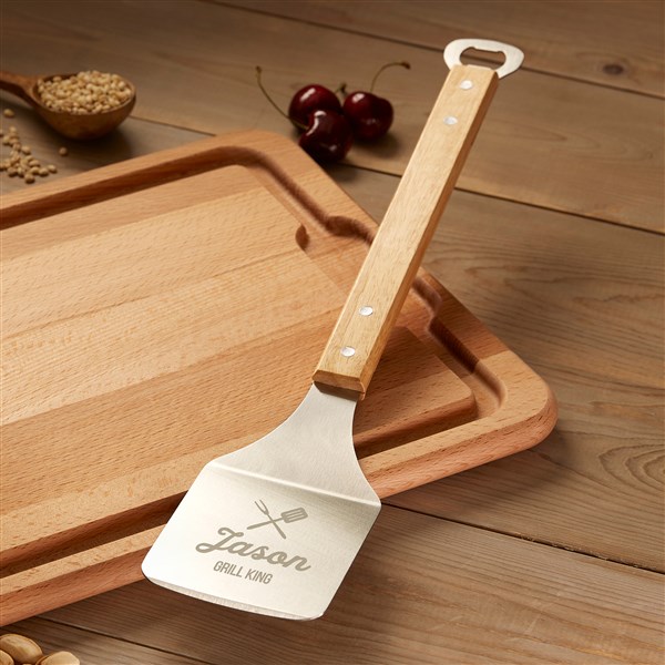 BBQ Time Personalized Stainless Steel Spatula  - 47356