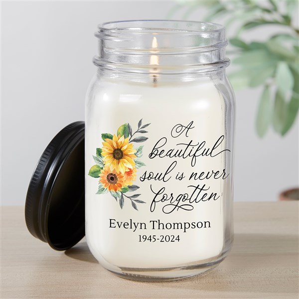 Beautiful Soul Personalized Farmhouse Candle Jar - 47836