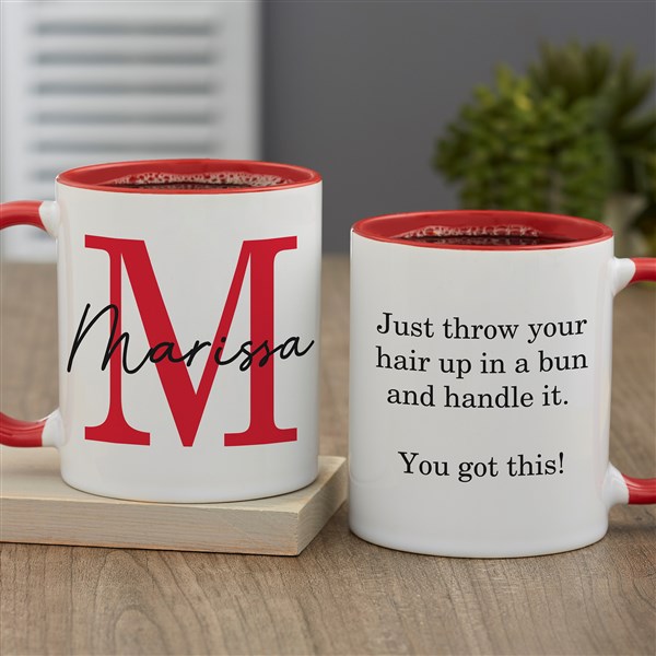 Simple Signature Personalized Coffee Mugs - 48074