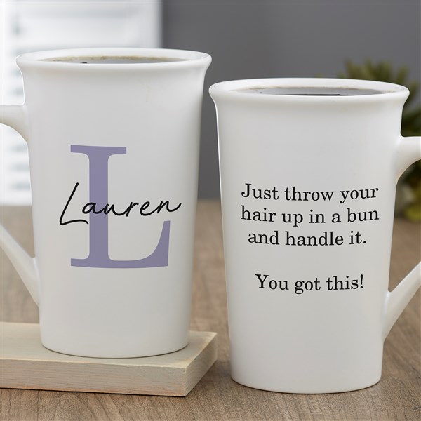 Simple Signature Personalized Coffee Mugs - 48074