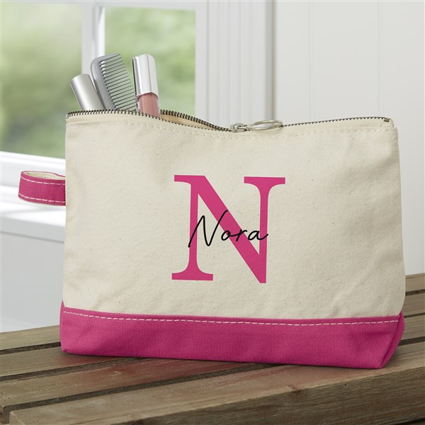 Simple Signature Personalized Makeup Bags - 48078