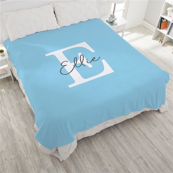 Signature Initial Personalized Blankets - 48082