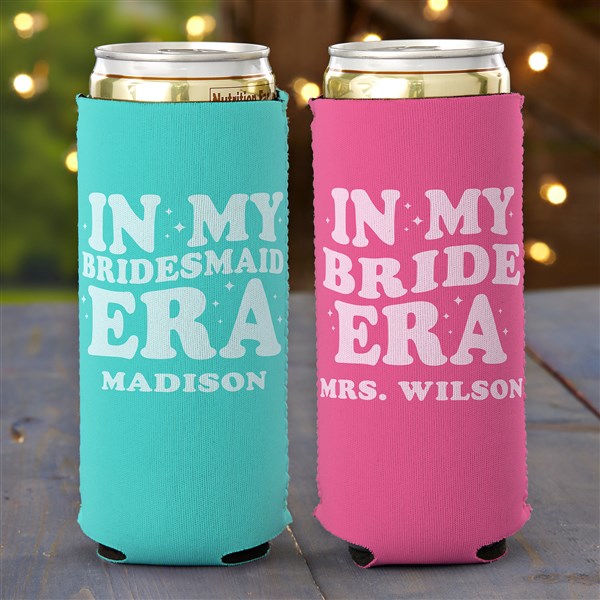 In My Bridal Party Era Personalized Slim Can Cooler - 48657