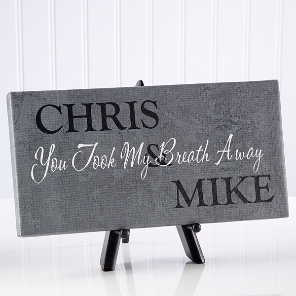 Personalized Canvas Art - Kiss Me Goodnight Collection - 4907