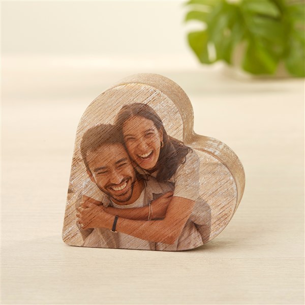 You & I Personalized Wood Heart Keepsake Gift - 49437