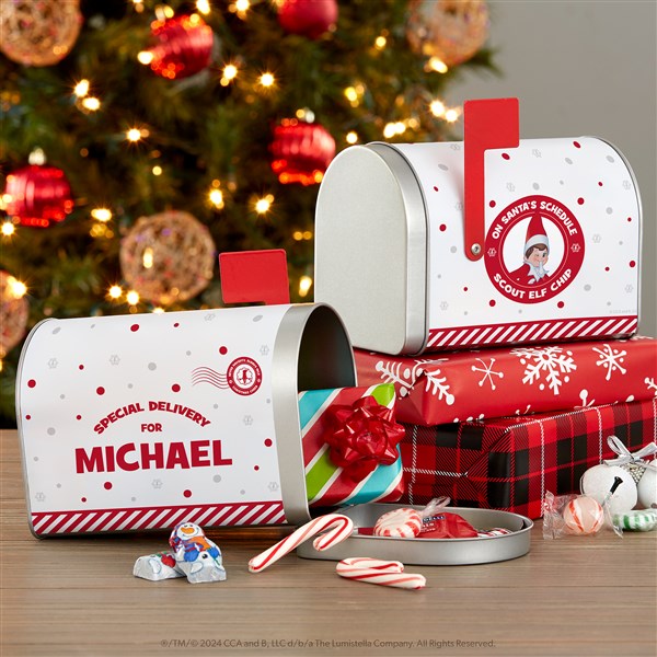 The Elf on the Shelf® Personalized Christmas Metal Mailbox - 50077