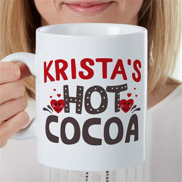 Personalized Valentine's Day Oversized Hot Cocoa Mug - 30 oz - 50084