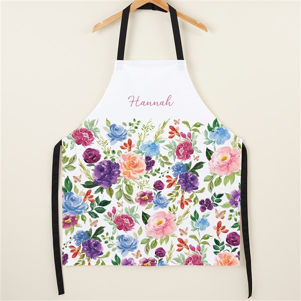 Forever Floral Personalized Kitchen Apron  - 50196