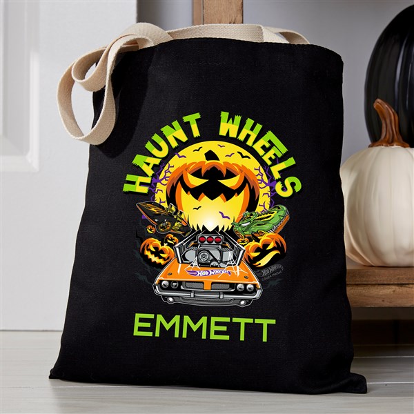 Hot Wheels Personalized Halloween Treat Bag  - 50506