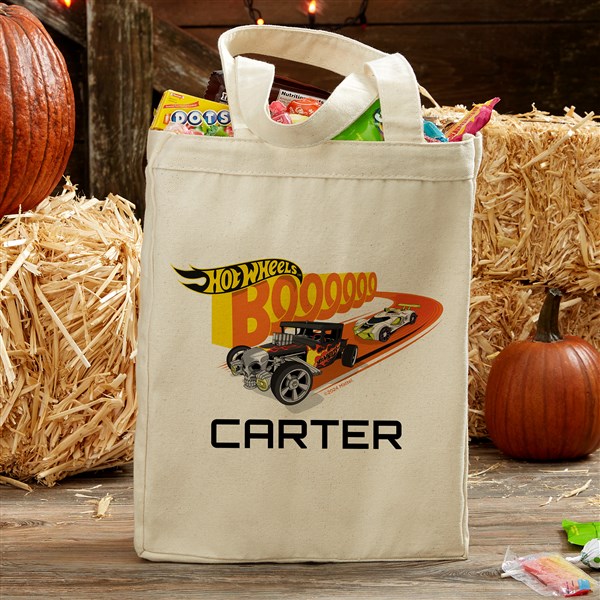 Hot Wheels Personalized Halloween Canvas Tote Bags  - 50507