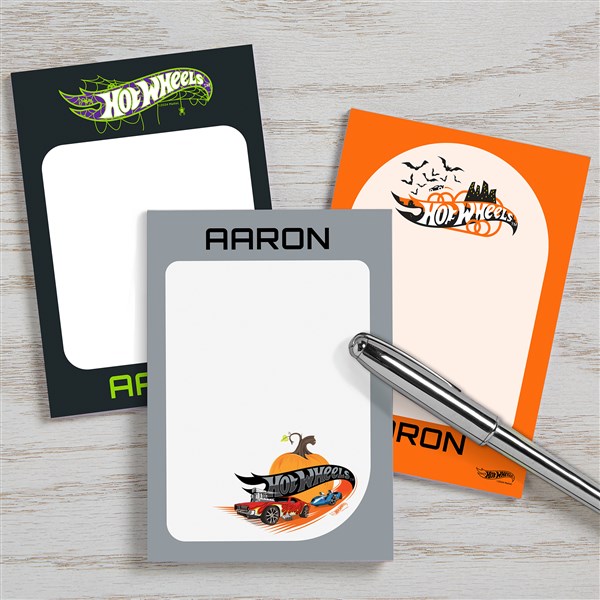 Hot Wheels Cars Halloween Personalized Mini Notepad Set - 50508