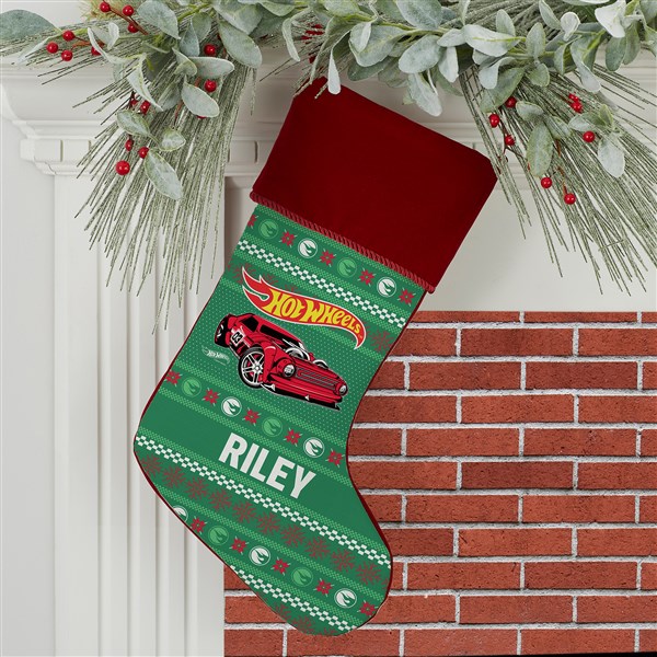 Hot Wheels™ Holiday Personalized Stocking - 50517