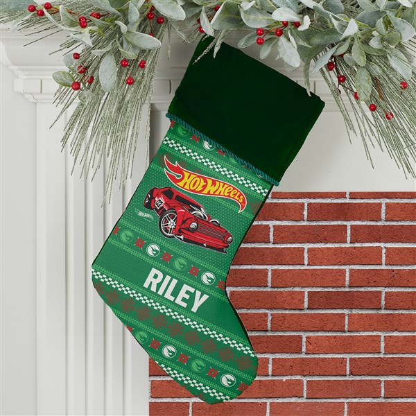 Hot Wheels™ Holiday Personalized Stocking - 50517