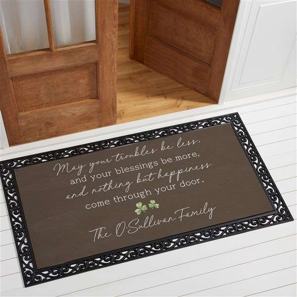 Irish Door Blessing Personalized Doormat - 50672