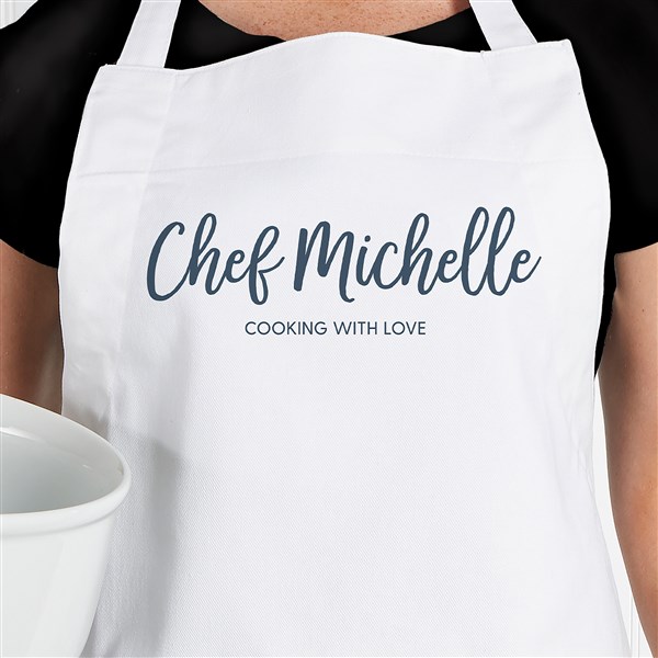 Seasonally Script Personalized Apron & Potholder - 51525