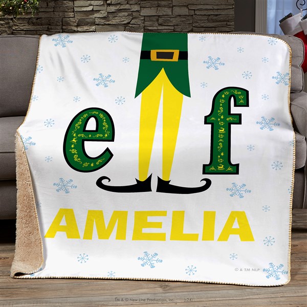 Elf the Movie Personalized Christmas Blankets - 51709