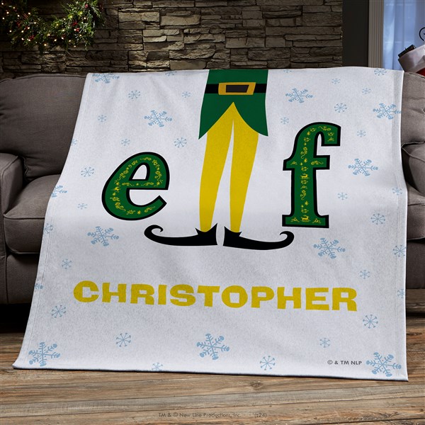 Elf the Movie Personalized Christmas Blankets - 51709