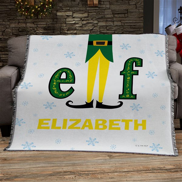 Elf the Movie Personalized Christmas Blankets - 51709