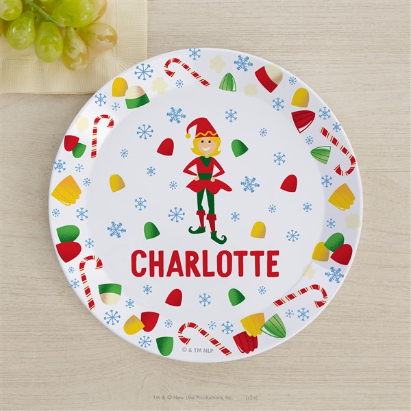 Elf the Movie Personalized Kids Christmas Dinnerware  - 51720