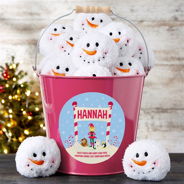 Elf Movie Personalized Treat Bucket  - 51727