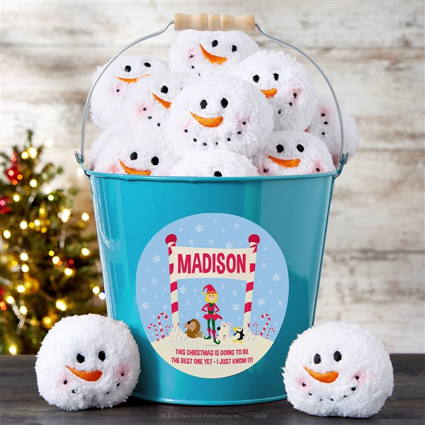 Elf Movie Personalized Treat Bucket  - 51727