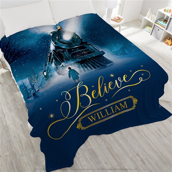 Polar Express Personalized Holiday Blankets - 51733