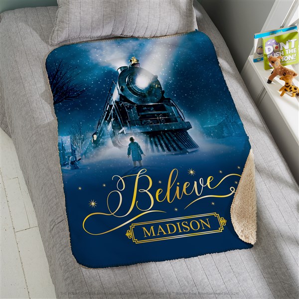 Polar Express Personalized Holiday Blankets - 51733