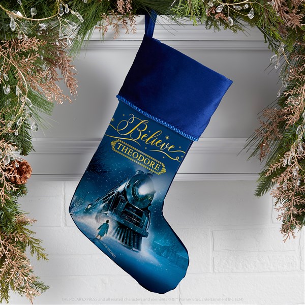 Polar Express® Personalized Christmas Stockings - 51737