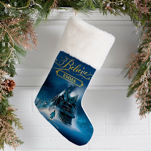 Polar Express® Personalized Christmas Stockings - 51737