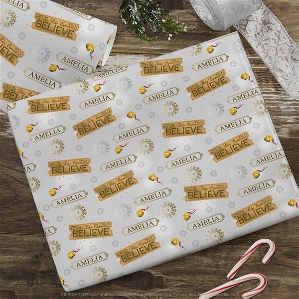 Polar Express® Personalized Wrapping Paper - 51744