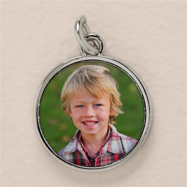 Write Your Own Personalized Photo Charm Keychain - 51874