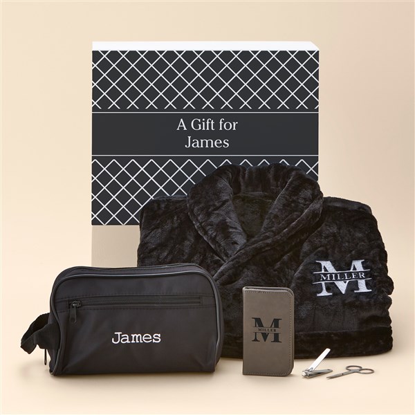 Personalized Luxury Robe Gift Set For Him - 51959