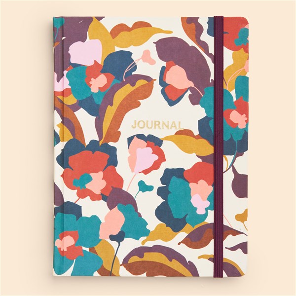 Vera Bradley Immersed Blooms Fabric Journal - 52201