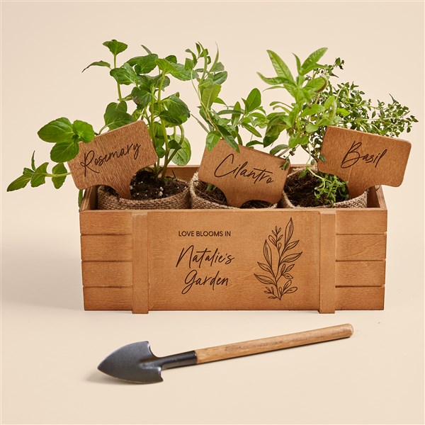 Love Blooms Personalized Herb Garden And Plant Markers - 53244