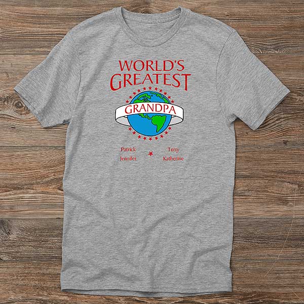 Personalized Custom Shirts and Accessories - World's Greatest Design - 9124