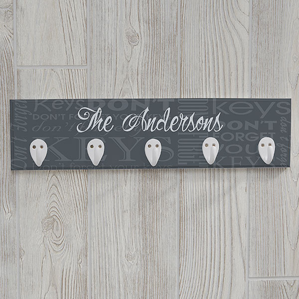 Personalized Key Rack - Don't Forget - 9797