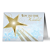 Star of Bethlehem Personalized Christmas Cards - 6293