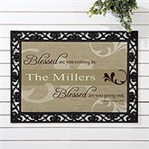 You Are Blessed Personalized Religious Doormat - 6546