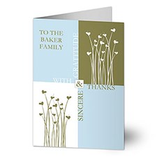 Personalized Thank You Cards - Gratitude  Thanks - 7482