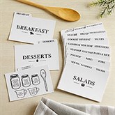 Recipe Card Box Divider Set - 7543