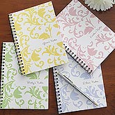 Personalized Notebook Sets - Floral Damask - 8260