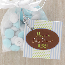 Its A Boy Personalized Baby Shower Party Favor Tag - 8328